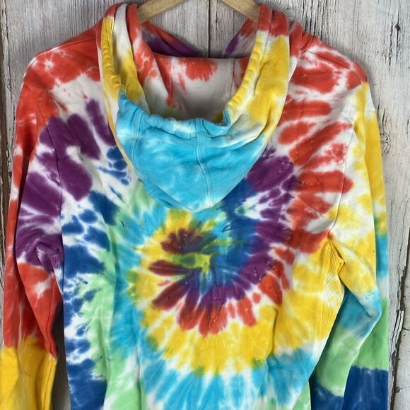 Spiritual Gangster x Peloton Limited Edition Tie Dye Hoodie Size M  297 - Picture 8 of 10